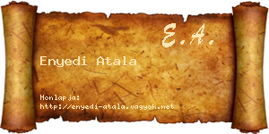 Enyedi Atala névjegykártya